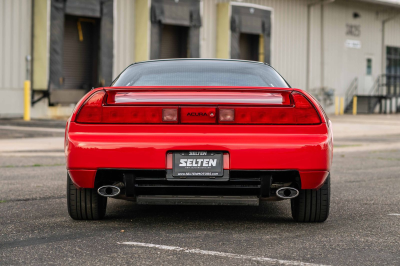 1991 Acura NSX in Formula Red over Ivory