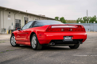 1991 Acura NSX in Formula Red over Ivory