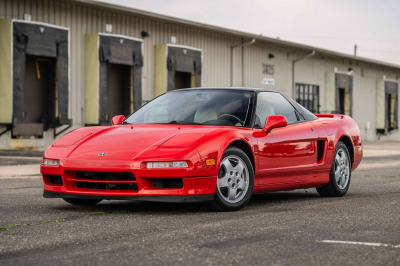 1991 Acura NSX in Formula Red over Ivory