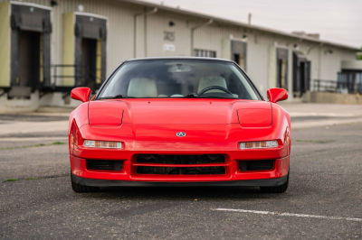 1991 Acura NSX in Formula Red over Ivory