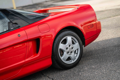 1991 Acura NSX in Formula Red over Ivory