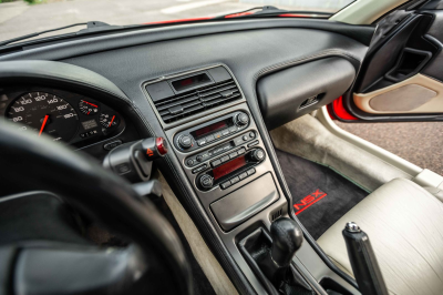 1991 Acura NSX in Formula Red over Ivory