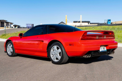 1991 Acura NSX in Formula Red over Ivory