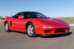 1991 Acura NSX in Formula Red over Ivory