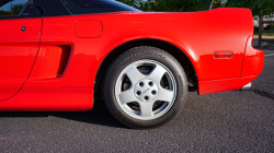 1991 Acura NSX in Formula Red over Ivory