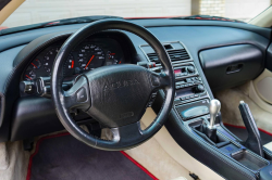 1991 Acura NSX in Formula Red over Ivory