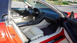 1991 Acura NSX in Formula Red over Ivory