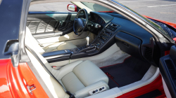 1991 Acura NSX in Formula Red over Ivory