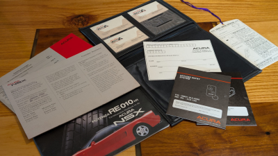 1992 Acura NSX in Berlina Black over Black