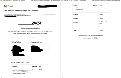 1992 Acura NSX in Berlina Black over Black