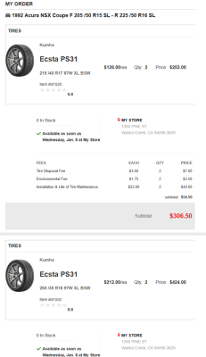 1992 Acura NSX in Berlina Black over Black