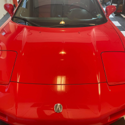 1995 Acura NSX in Formula Red over Black