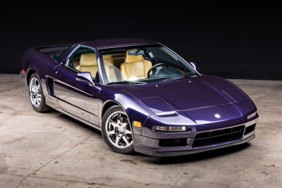 1995 Acura NSX in Purple over Tan