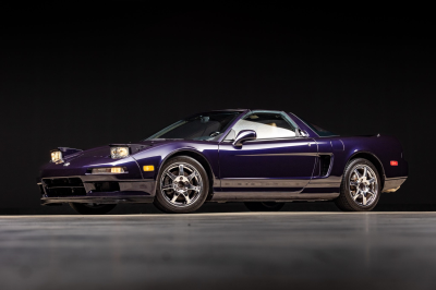 1995 Acura NSX in Purple over Tan