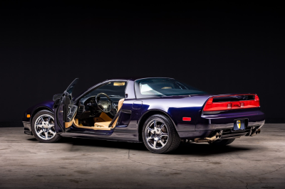 1995 Acura NSX in Purple over Tan