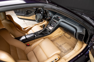 1995 Acura NSX in Purple over Tan