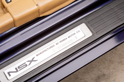 1995 Acura NSX in Purple over Tan