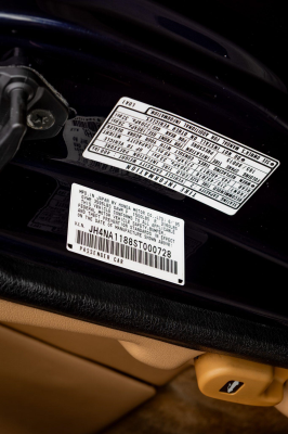 1995 Acura NSX in Purple over Tan