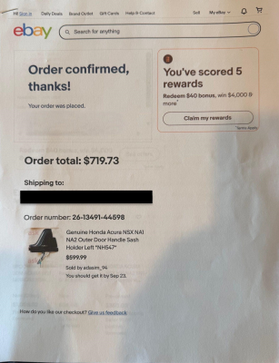 1995 Acura NSX in Purple over Tan