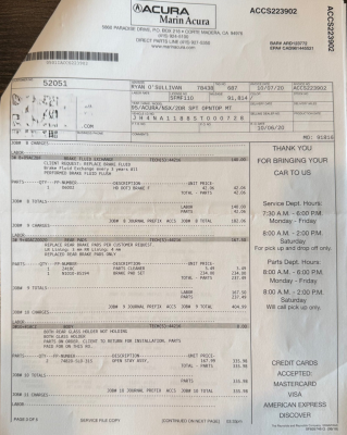 1995 Acura NSX in Purple over Tan