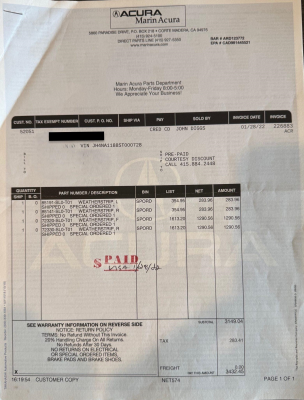 1995 Acura NSX in Purple over Tan