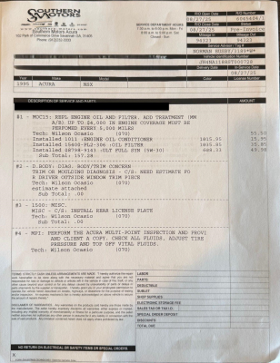 1995 Acura NSX in Purple over Tan