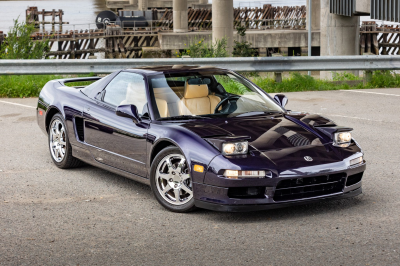 1995 Acura NSX in Purple over Tan