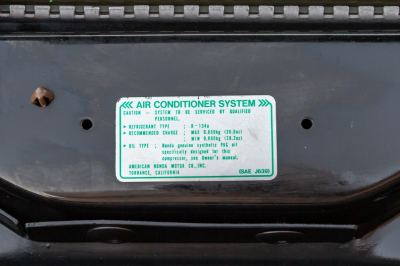 1995 Acura NSX in Berlina Black over Tan