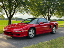 1992 Acura NSX in Formula Red over Black