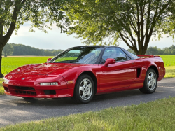 1992 Acura NSX in Formula Red over Black