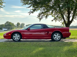 1992 Acura NSX in Formula Red over Black