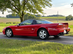 1992 Acura NSX in Formula Red over Black