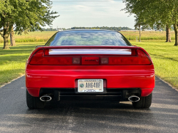 1992 Acura NSX in Formula Red over Black