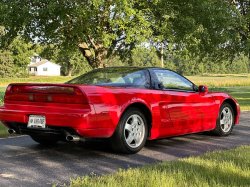 1992 Acura NSX in Formula Red over Black