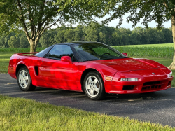 1992 Acura NSX in Formula Red over Black