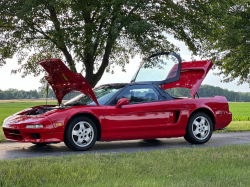 1992 Acura NSX in Formula Red over Black