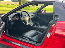 1992 Acura NSX in Formula Red over Black