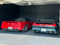 1992 Acura NSX in Formula Red over Black