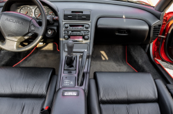 1992 Acura NSX in Formula Red over Black