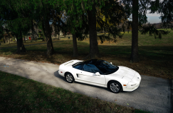 1992 Acura NSX in Grand Prix White over Black