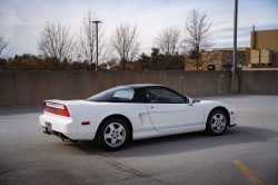 1992 Acura NSX in Grand Prix White over Black