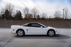 1992 Acura NSX in Grand Prix White over Black