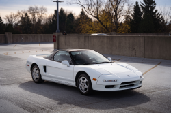 1992 Acura NSX in Grand Prix White over Black