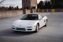 1992 Acura NSX in Grand Prix White over Black