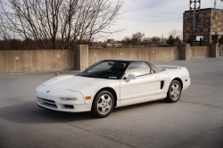 1992 Acura NSX in Grand Prix White over Black