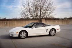 1992 Acura NSX in Grand Prix White over Black