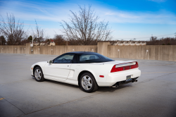 1992 Acura NSX in Grand Prix White over Black