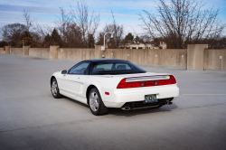 1992 Acura NSX in Grand Prix White over Black