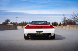 1992 Acura NSX in Grand Prix White over Black