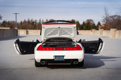 1992 Acura NSX in Grand Prix White over Black